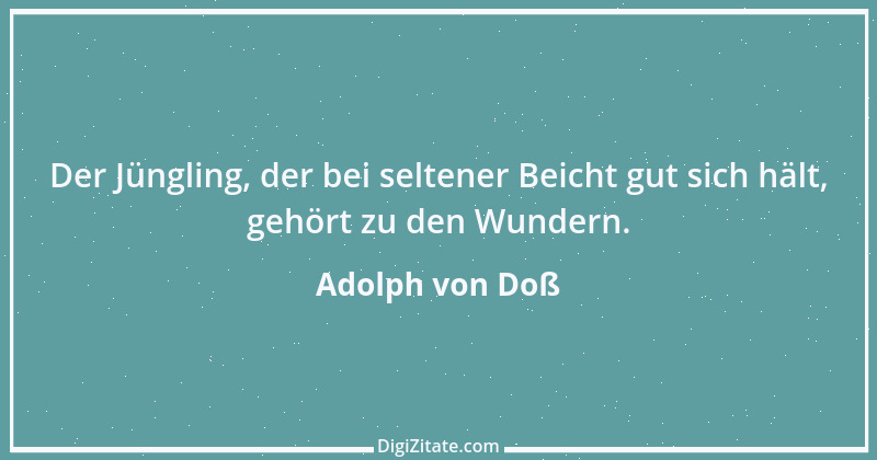 Zitat von Adolph von Doß 1