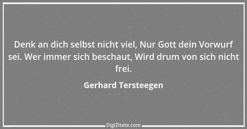 Zitat von Gerhard Tersteegen 16