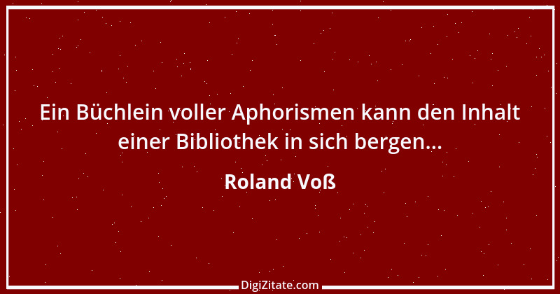 Zitat von Roland Voß 3