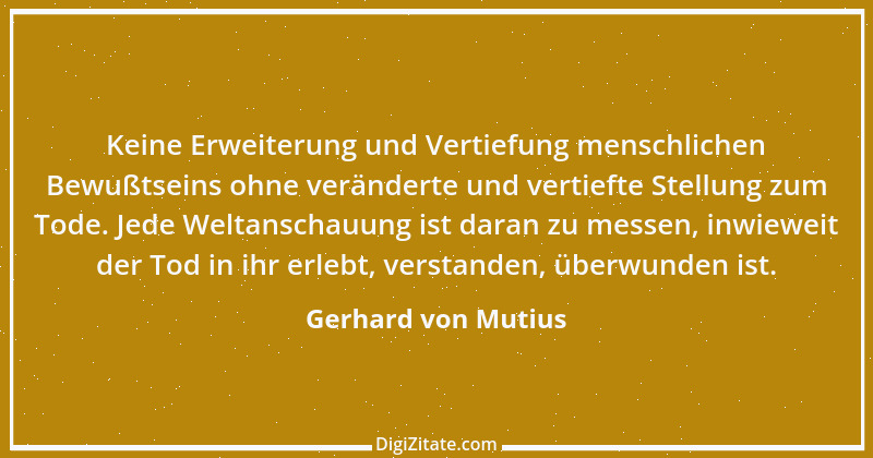 Zitat von Gerhard von Mutius 18