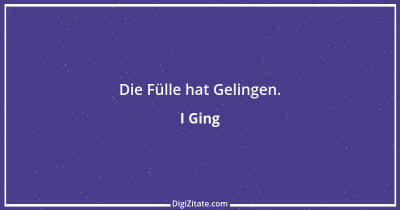 Zitat von I Ging 12