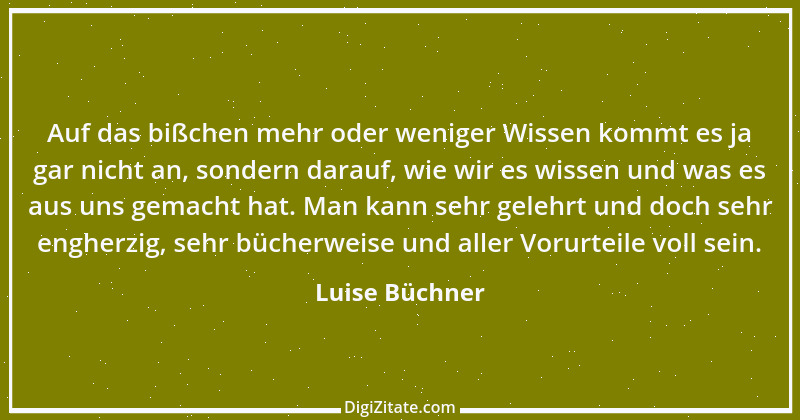 Zitat von Luise Büchner 4