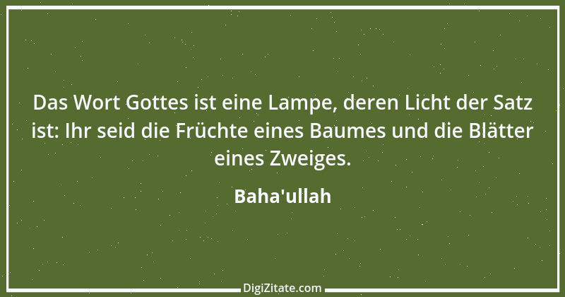 Zitat von Baha'ullah 2