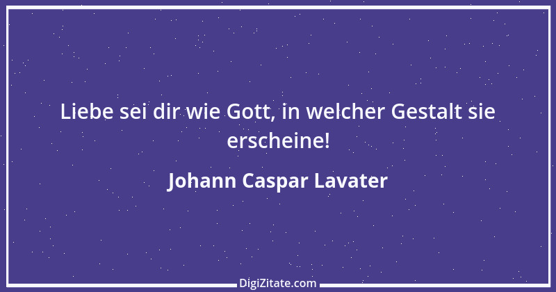 Zitat von Johann Caspar Lavater 143