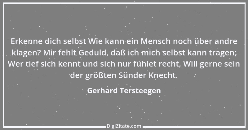 Zitat von Gerhard Tersteegen 19