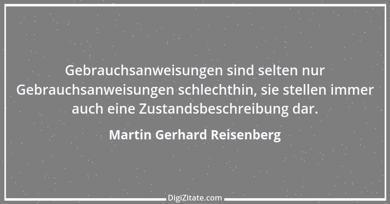 Zitat von Martin Gerhard Reisenberg 2489