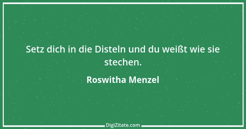 Zitat von Roswitha Menzel 1