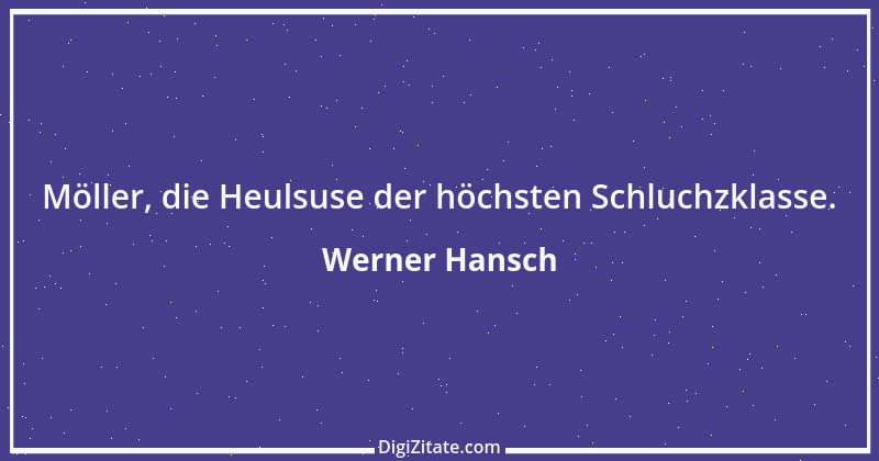 Zitat von Werner Hansch 8