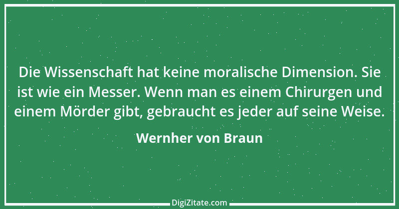 Zitat von Wernher von Braun 5