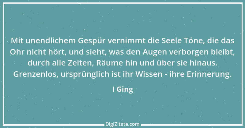 Zitat von I Ging 15