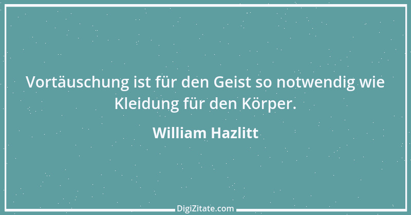 Zitat von William Hazlitt 31