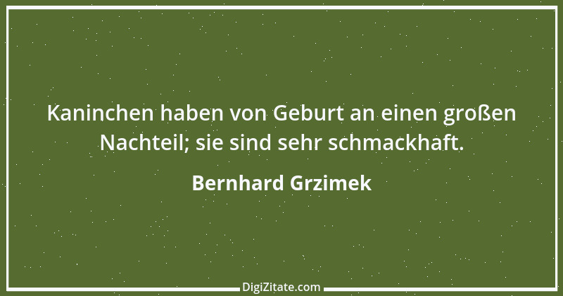 Zitat von Bernhard Grzimek 2