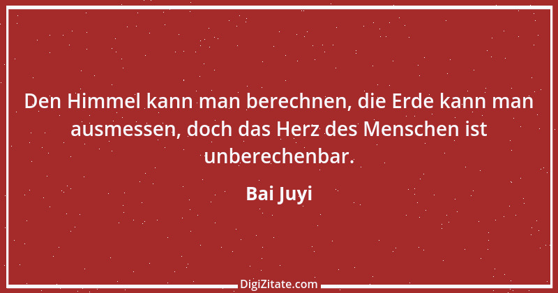 Zitat von Bai Juyi 3