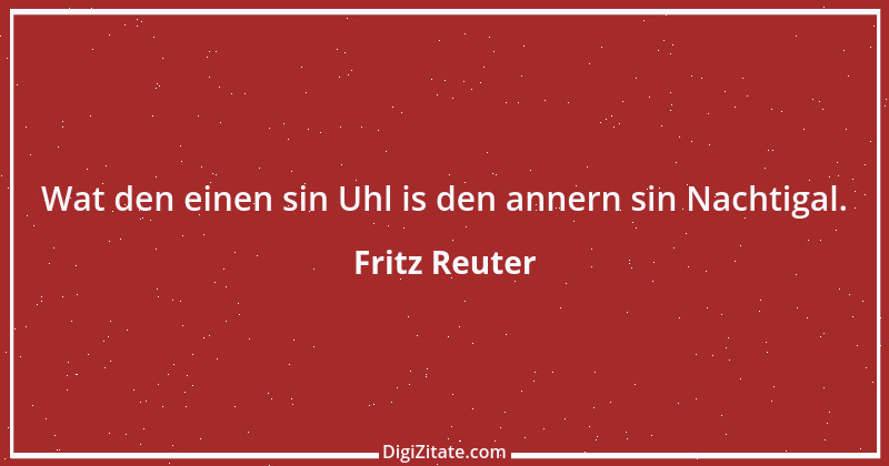 Zitat von Fritz Reuter 14