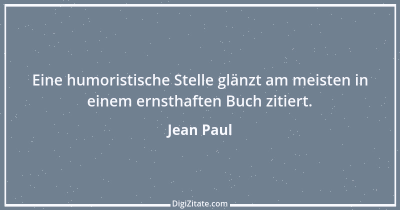 Zitat von Jean Paul 1321