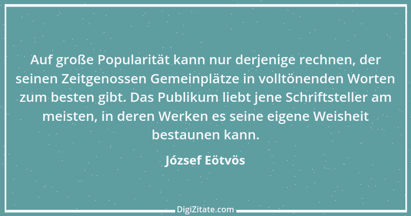 Zitat von József Eötvös 43