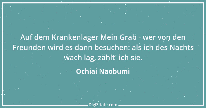 Zitat von Ochiai Naobumi 1