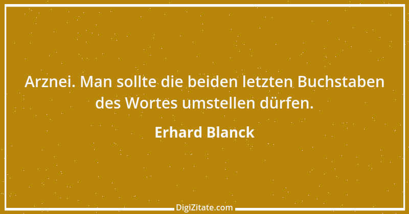 Zitat von Erhard Blanck 1732