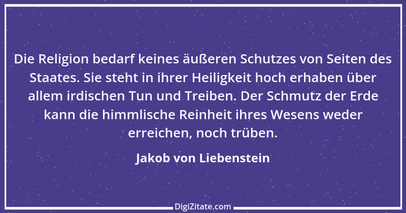 Zitat von Jakob von Liebenstein 1