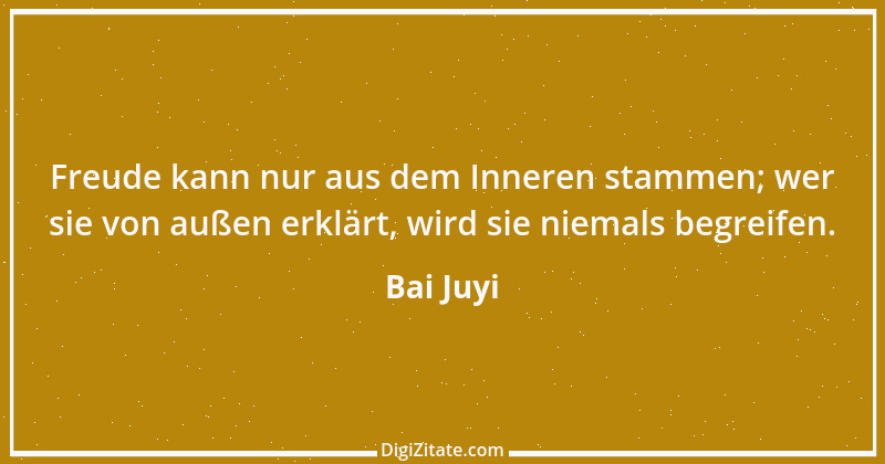 Zitat von Bai Juyi 5