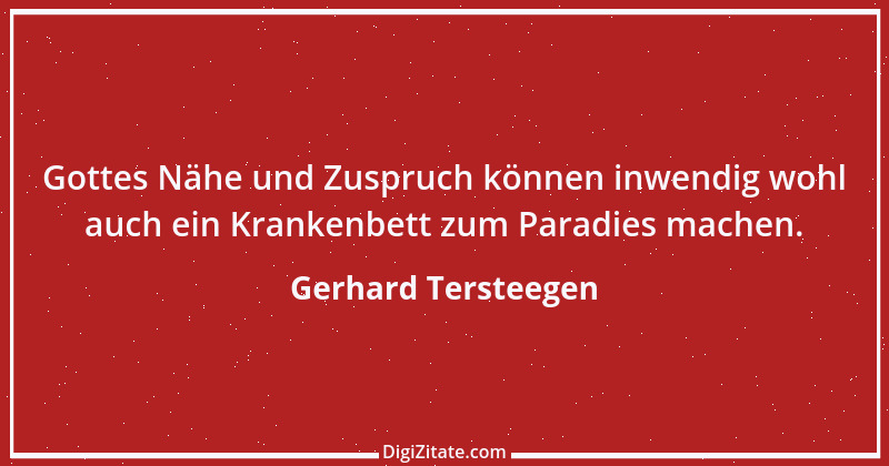 Zitat von Gerhard Tersteegen 23