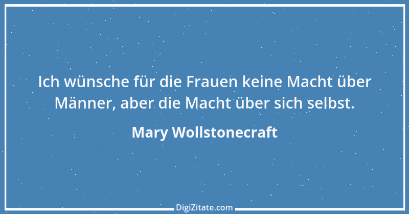 Zitat von Mary Wollstonecraft 8