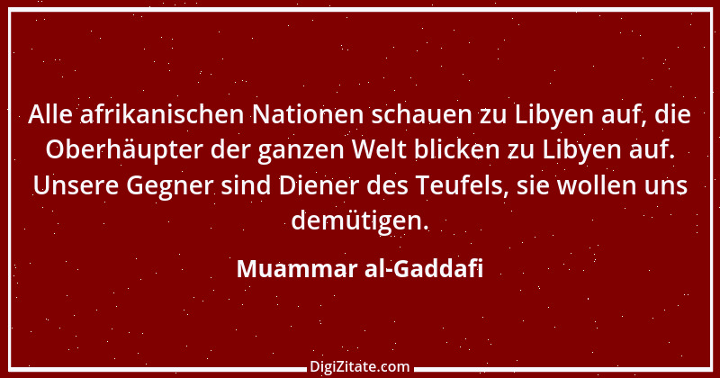 Zitat von Muammar al-Gaddafi 1