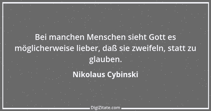 Zitat von Nikolaus Cybinski 85