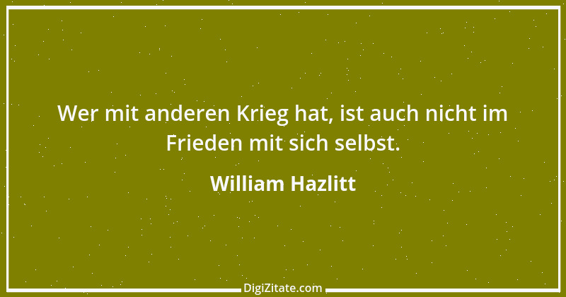 Zitat von William Hazlitt 34