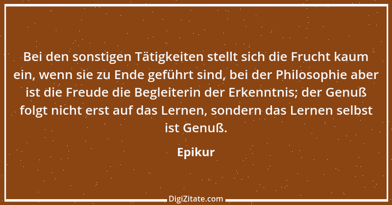 Zitat von Epikur 126