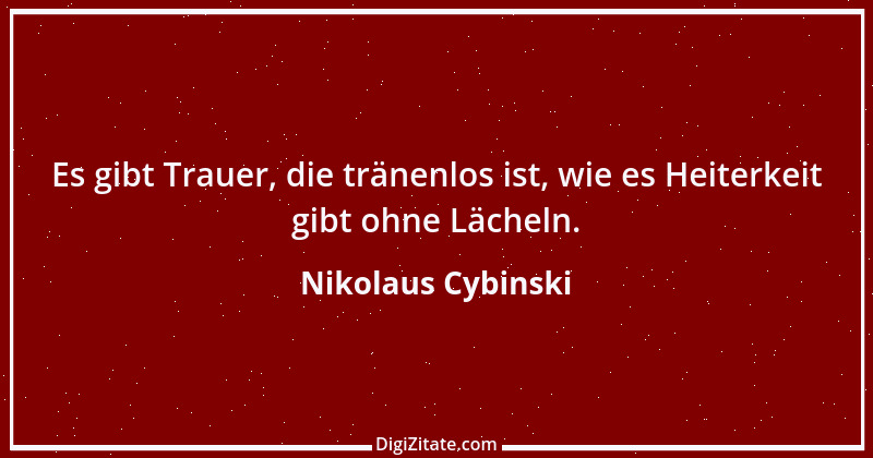 Zitat von Nikolaus Cybinski 86