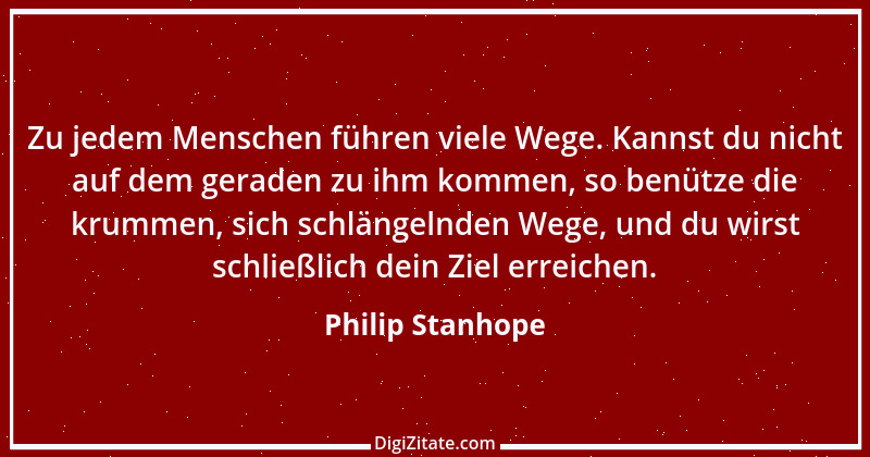 Zitat von Philip Stanhope 80