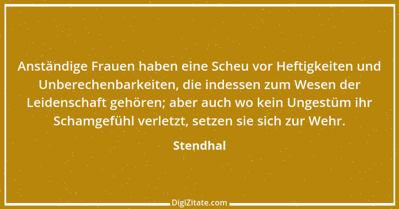 Zitat von Stendhal 149