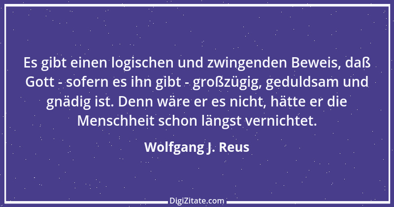 Zitat von Wolfgang J. Reus 1019