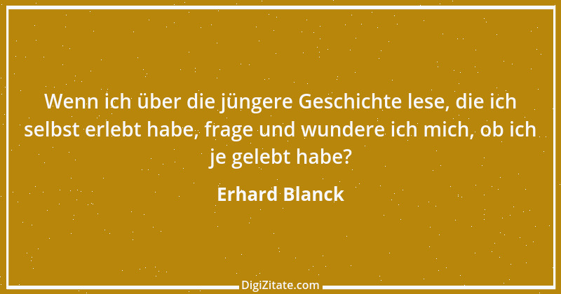 Zitat von Erhard Blanck 1735