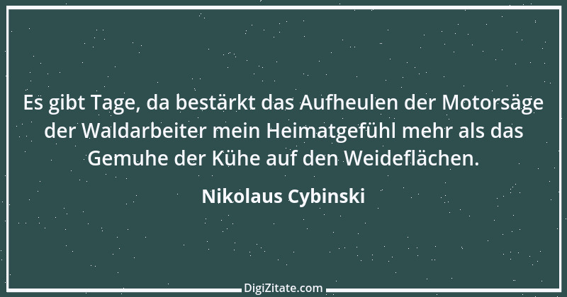 Zitat von Nikolaus Cybinski 87