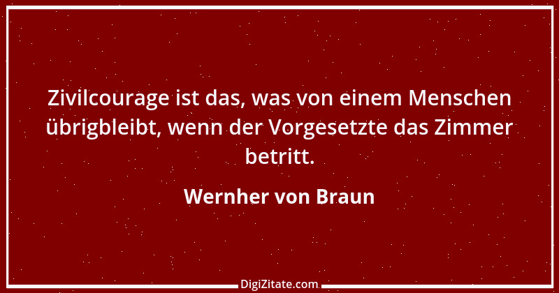 Zitat von Wernher von Braun 11