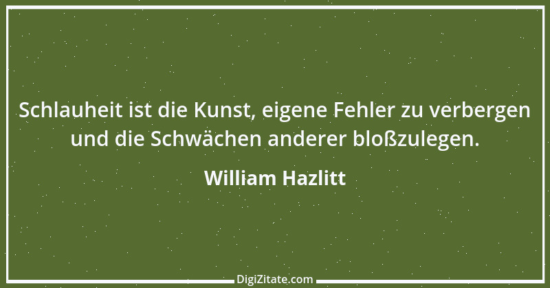 Zitat von William Hazlitt 36