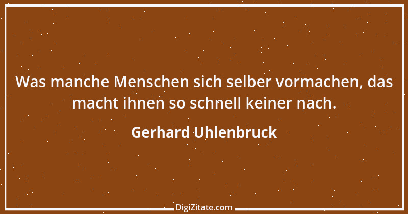 Zitat von Gerhard Uhlenbruck 1