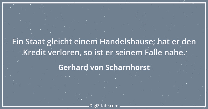 Zitat von Gerhard von Scharnhorst 3