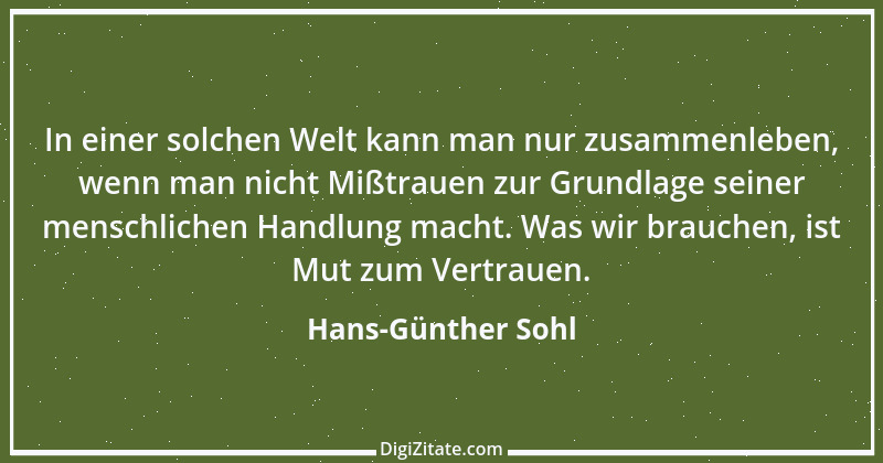 Zitat von Hans-Günther Sohl 1