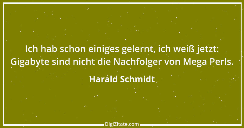 Zitat von Harald Schmidt 499