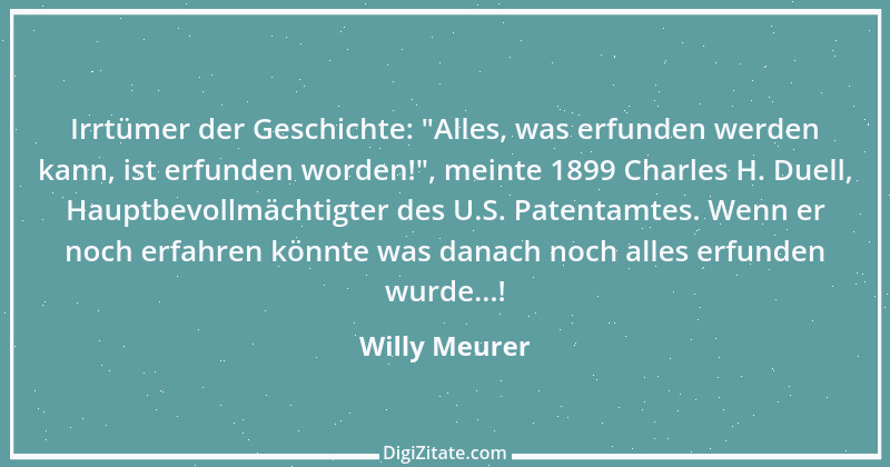 Zitat von Willy Meurer 1482