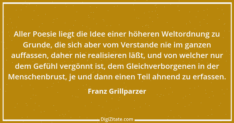 Zitat von Franz Grillparzer 28