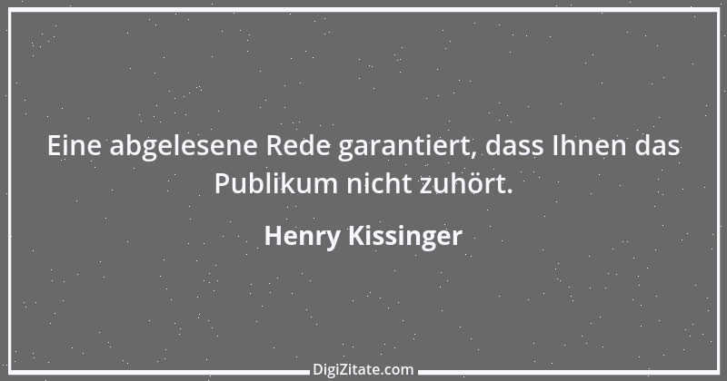 Zitat von Henry Kissinger 17