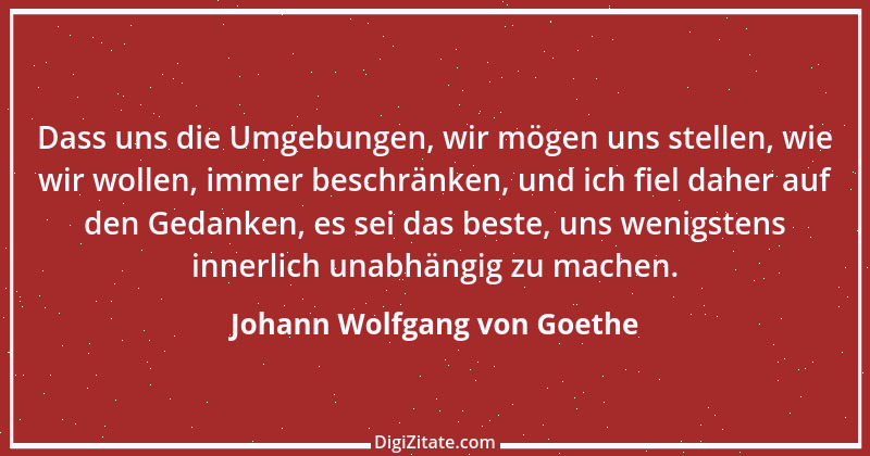 Zitat von Johann Wolfgang von Goethe 2182