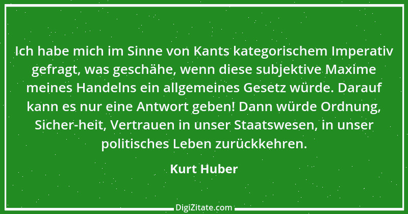 Zitat von Kurt Huber 2