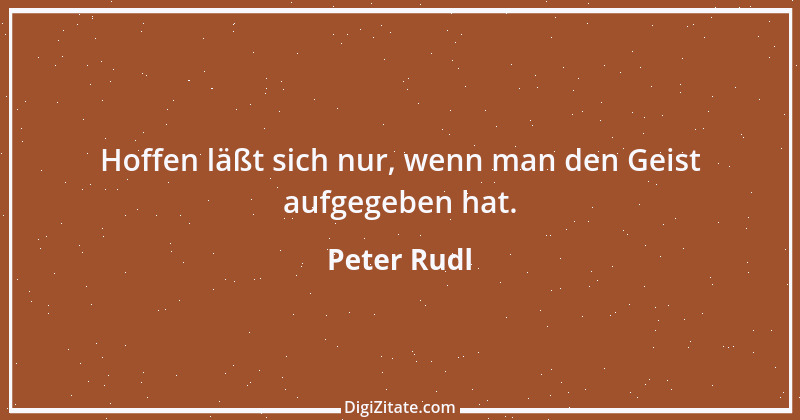 Zitat von Peter Rudl 456