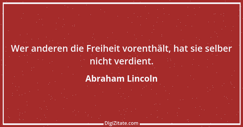 Zitat von Abraham Lincoln 37