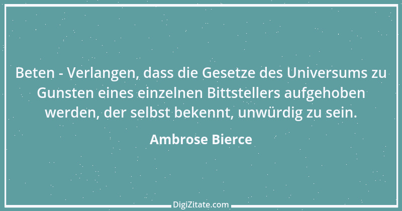 Zitat von Ambrose Bierce 413